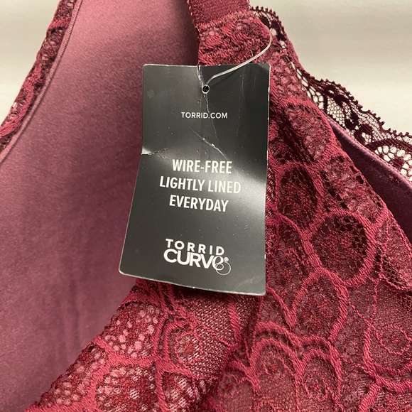 NWT Torrid Curve Wire-Free Lightly Lined Everyday Bra 48C - Picture 10 of 13